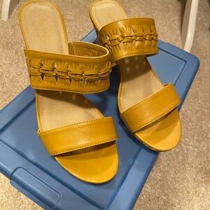 Coach and Four Mustard Sandals